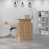  Recepcijski stol Artisan hrast 100x40x104 cm izrađeno drvo | shoptok.hr