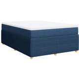 Maison Chic Box spring postelja - Vzmetna postelja z vzmetnico modra 140x200 cm blago SL5356, (21887566) | Shoptok.si