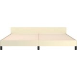  Okvir za krevet s uzglavljem krem 200x200 cm od umjetne kože | shoptok.hr