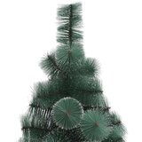vidaXL Umetna novoletna jelka s stojalom zelena 210 cm PET | Shoptok.si
