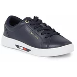 Tommy Hilfiger Superge Global Stripes Court Sneaker FW0FW07559 Space Blue DW6