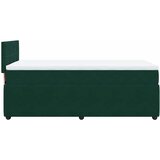  Box spring krevet s madracem tamnozeleni 80 x 200 cm baršunasti | shoptok.hr