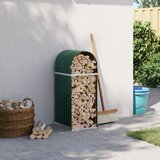 vidaXL Držač za cjepanice zeleni 40 x 45 x 100 cm pocinčani čelik | shoptok.hr