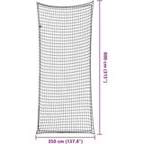  Mreža za prikolico z elastično vrvjo črna 8x3,5 m PP, (22125040) | Shoptok.si