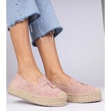 D/CEO marka niezdefiniowana Pink thick-soled espadrilles Elviola | ePonuda.com