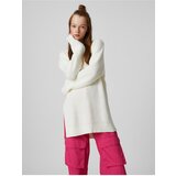 Koton Oversize Sweater V-Neck Knit Long Sleeve | Shoptok.si