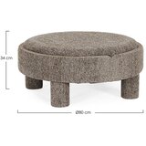 BIZZOTTO Smeđe-sivi tabure Tanya – | shoptok.hr