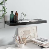 vidaXL plutajuća zidna polica visoki sjaj crna 60 x 23,5 x 3,8 cm MDF Cijene