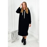 Kesi Long black dress with hood | shoptok.hr