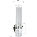  LED zidno svetlo AMBIENTE LED/6W/230V 3000/4000/6000K sjajni hrom | Eponuda.com