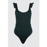 Trendyol Zeleni detaljni kupaći kostim s remenom s remenom Cene