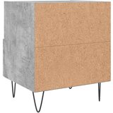 vidaXL Noćni ormarići 2 kom boja betona 40x35x47 5cm konstruirano drvo | shoptok.hr