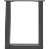  Noge za klub stolić U-oblik 2 kom antracit 38 x (42-43) cm čelik | shoptok.hr