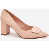 Boto Heels with decoration beige Celira | shoptok.hr