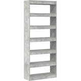 Ormarić za knjige s policom Betonski sivi 80 x 30 x 198 cm | Eponuda.ba