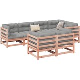 vidaXL 7-dijelni set vrtnih sofa s jastucima masivno drvo duglazije Cijene