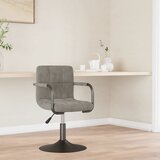  Barski stolac svjetlosivi baršunasti | shoptok.hr