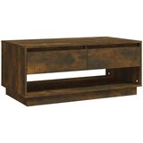 vidaXL Stolić za kavu boja dimljenog hrasta 102 5 x 55 x 44 cm iverica | shoptok.hr