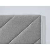 Bobochic Paris Svijetlo sivi tapecirani bračni krevet s podnicom 160x200 cm Romane – | shoptok.hr