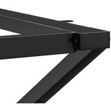 vidaXL noge za jedilno mizo x-okvir 70x70x73 cm lito železo | Shoptok.si