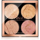 Revolution Cheek Kit paletka visoko pigmentiranih osvetljevalcev in bronzerjev 8,8 g odtenek Fresh Perspective Cene