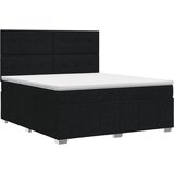  Boxspring krevet s madracem Crna 180 x 200 cm Tkanina | shoptok.hr