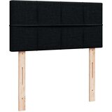vidaXL Box spring postelja z vzmetnico črna 100x200 cm blago | Shoptok.si