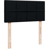 vidaXL Krevet s oprugama i madracem crni 100 x 200 cm od tkanine | shoptok.hr