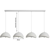 Brilagi Luster na sajli WABI SABI 4xE27/60W/230V bela | Eponuda.com