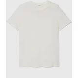 American Vintage Bombažna kratka majica moška, bež barva, MGAMI02AE24
