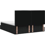  od pjene s madracem i LED-om Crna 140 x 190 cm Tkanina | shoptok.hr