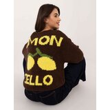 Italy Moda Sweater-MI-SW-2108.92-brown | shoptok.hr