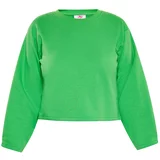 MYMO Sweater majica zelena