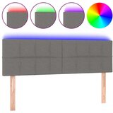  Posteljno vzglavje temno sivo 144x5x78/88 cm blago, (20792899) | Shoptok.si