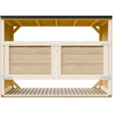 Timbela Nadstrešek za smetnjake 3x240L, vrtna shramba M982A, (5000255886) | Shoptok.si