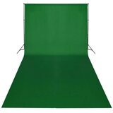  Pozadina pamučna bez stalka zelena 600 x 300 cm chroma key | shoptok.hr