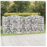 Lučna gabionska povišena gredica 200x100x100 pocinčano željezo | shoptok.hr