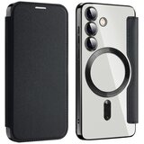  Maska za Samsung S24/ S921B/ S25/ S931B na preklop Coral Mag Case Book crna | ePonuda.com