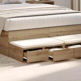  Ladice za krevet Umjetnički hrast 120 x 36,5 x 16,5 cm | Eponuda.com