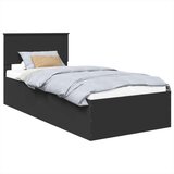  Okvir za krevet Crna 90 x 190 cm Konstruirano drvo - Crna 90 x 190 cm | shoptok.hr