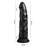 Argus dildo Diamond crni silikonski