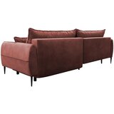 MID.YOU KOTNA SEDEŽNA GARNITURA, velur barve korale | Shoptok.si