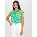 RUE PARIS Blouse-WN-BZ-3005-1.82-light blue | Shoptok.si