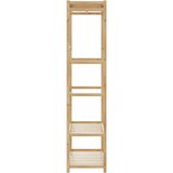 vidaXL Stalak za odjeću s policama 80x40x175 cm od bambusa | shoptok.hr
