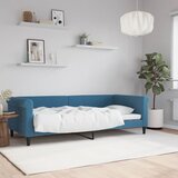 vidaXL Raztegljiva postelja modra 90x200 cm žamet Cene