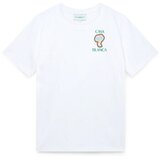 Casablanca Majice s kratkimi rokavi RAINBOW MUSHROOM T-SHIRT WHITE Bela Cene
