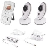 Lionelo dječji video monitor BabyLine 5.1, 2xkamera, 8 uspavanki, domet do 300m | shoptok.hr