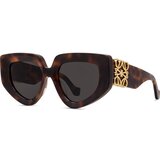 Loewe Anagram Havana Geometric Sunglasses - ONE SIZE (51) | shoptok.hr