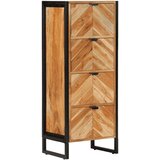  Kupaonski ormarić 40x30x100 cm masivno drvo bagrema i željezo | shoptok.hr