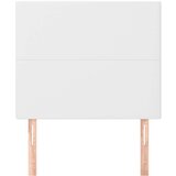  Posteljno vzglavje 2 kosa belo 80x5x78/88 cm umetno usnje, (20936341) | Shoptok.si